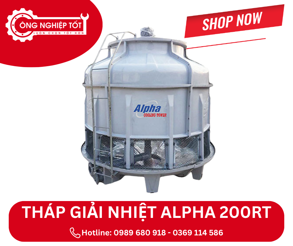Ưu điểm nổi bật của tháp giải nhiệt 200RT Alpha